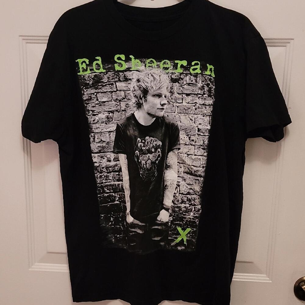 Black Ed Sheeran Graphic T-Shirt - Picture 1 of 9